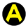 Yellow A Alternate: symbol
